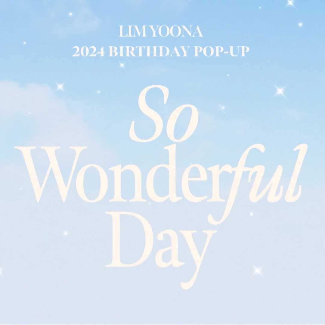 LIM YOONA Birthday POP-UP Store Official MD