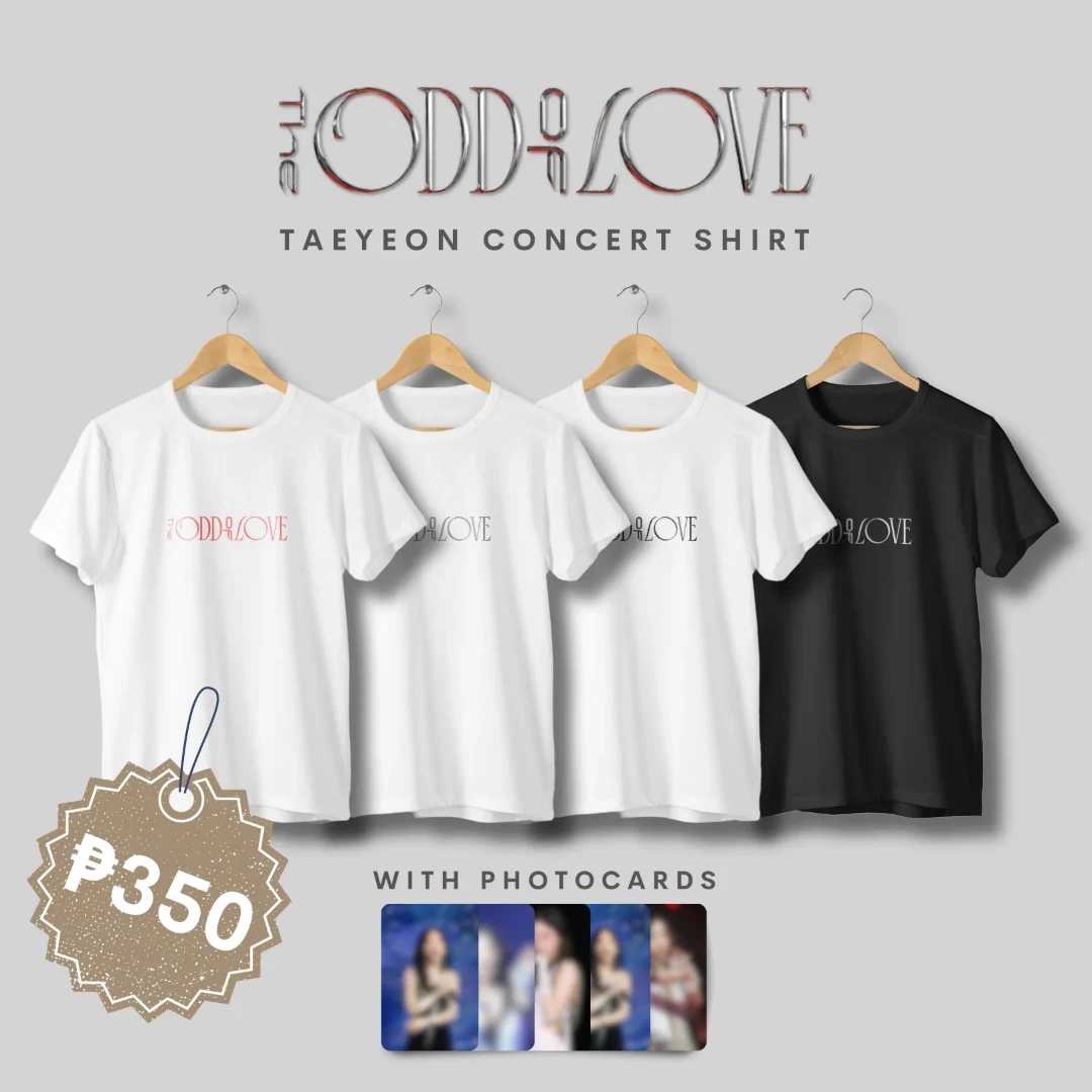 TAEYEON The Odd Of Love Concert Shirt