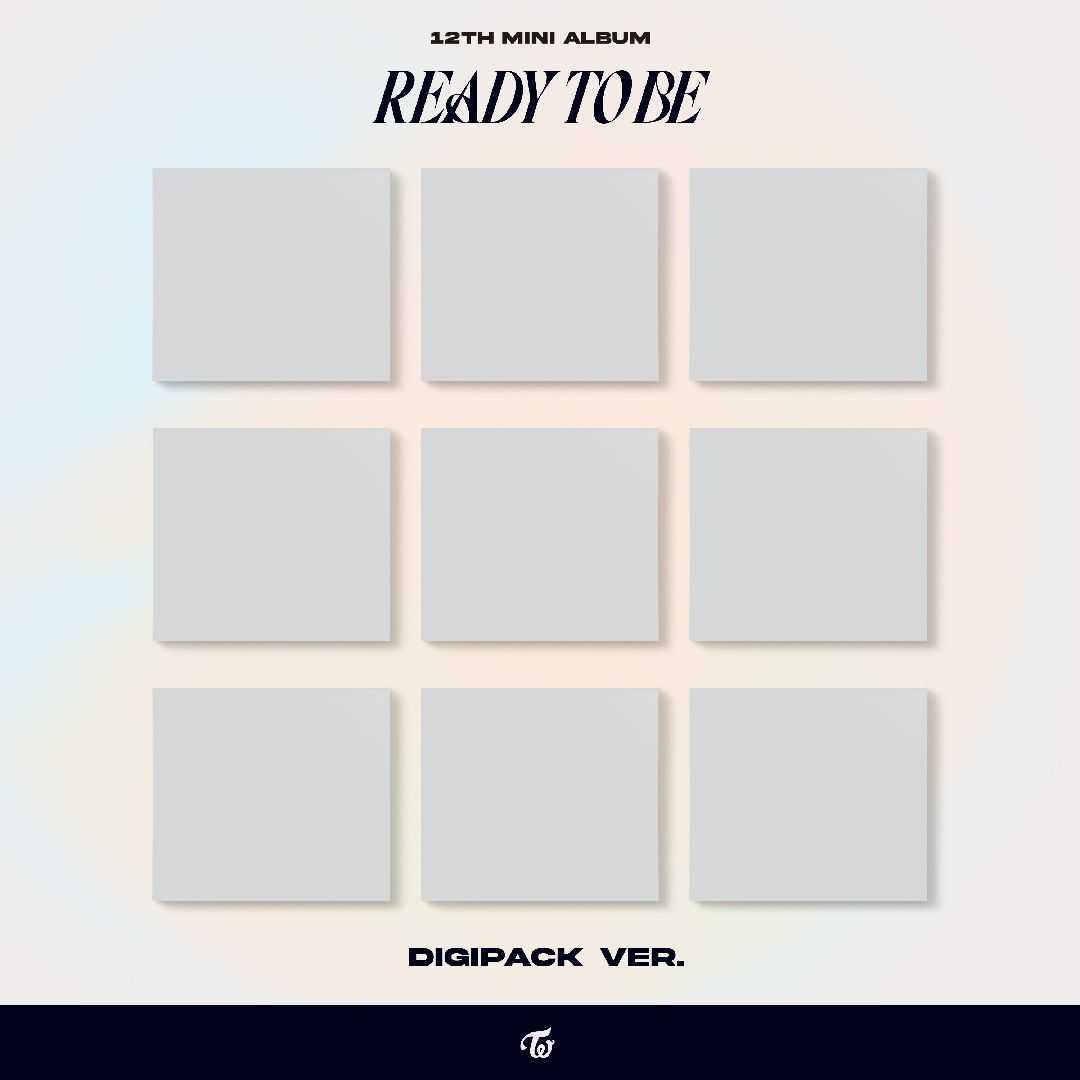 TWICE Ready To Be 12th Mini Album DIGIPACK version
