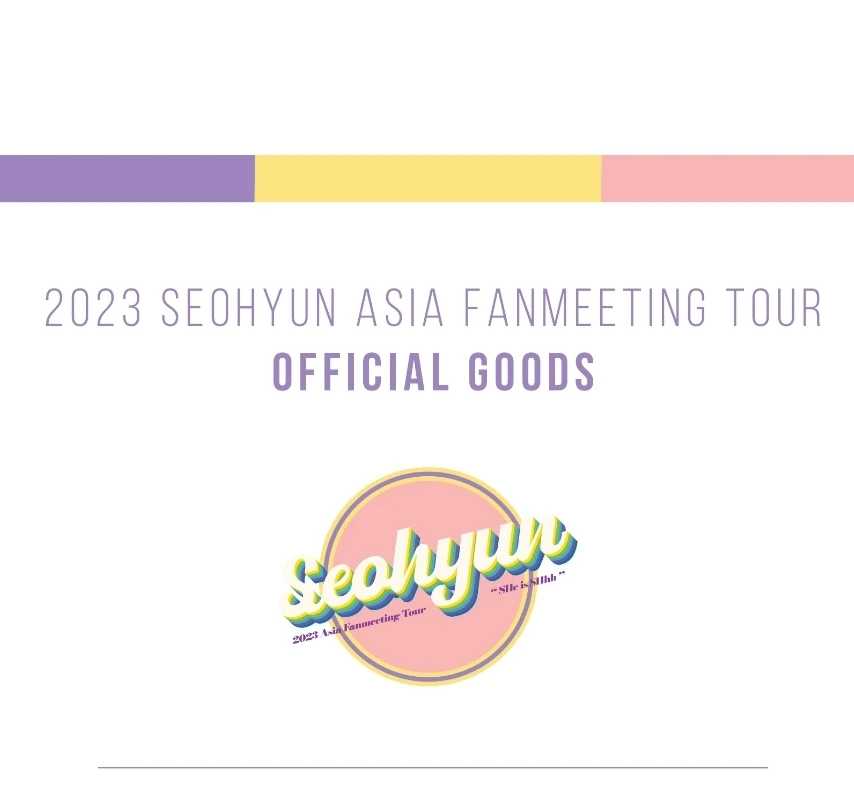 SEOHYUN 2023 Asia Fanmeeting Tour MD